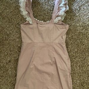 Cute pink and white dress